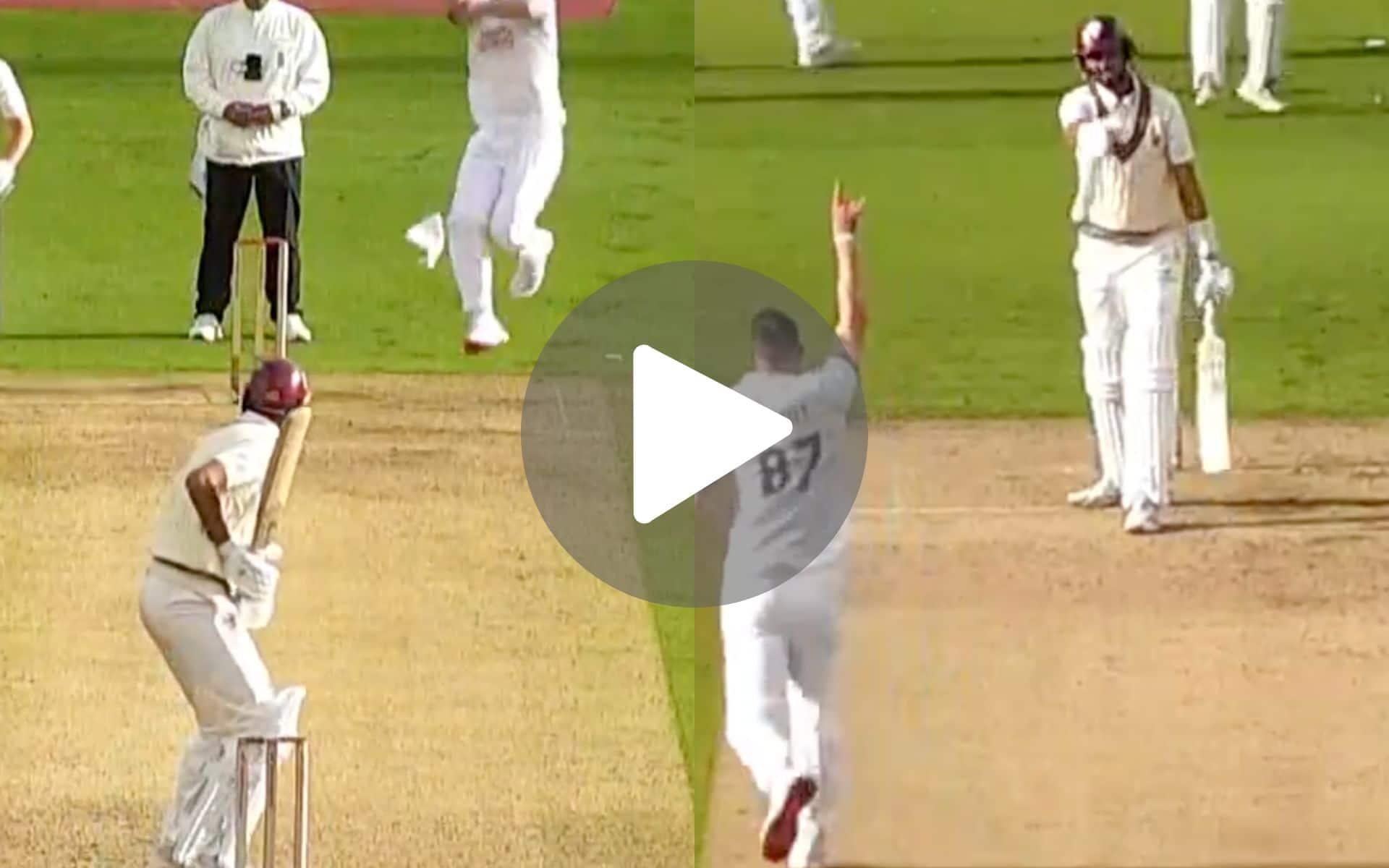 [Watch] Kyle Abbott Deprived Of A Clean Bowled As His Towel Falls To Save Shoaib Bashir